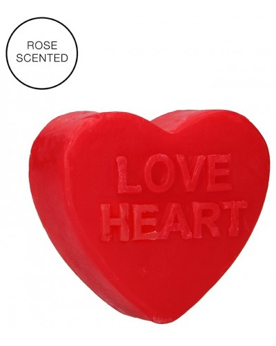 Savon LOVE HEART Parfum Rose sur la Boutique du Hard