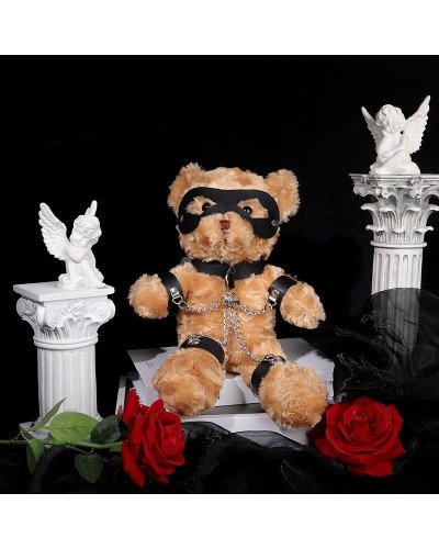 Ours Peluche Teddy Bear Bondage 31cm Marron sur la Boutique du Hard