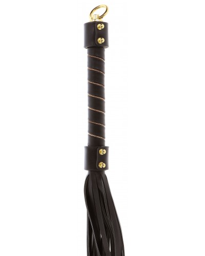 Martinet Studded Whip 55cm Noir sur la Boutique du Hard