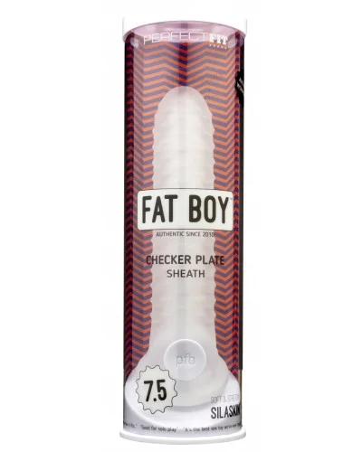 Gaine de pénis Fat Boy Checker Plate 15cm sur la Boutique du Hard