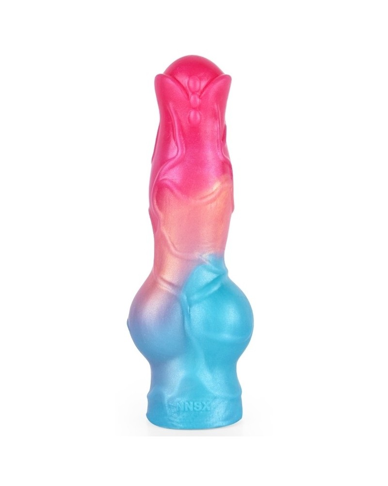 Gaine de pénis Nott Very Dick 18 x 6.5cm Rose-Bleu sur la Boutique du Hard