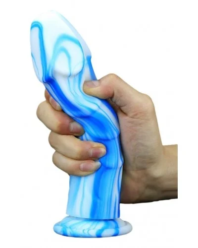 Gode Vipriks 18 x 5cm Bleu-Blanc sur la Boutique du Hard