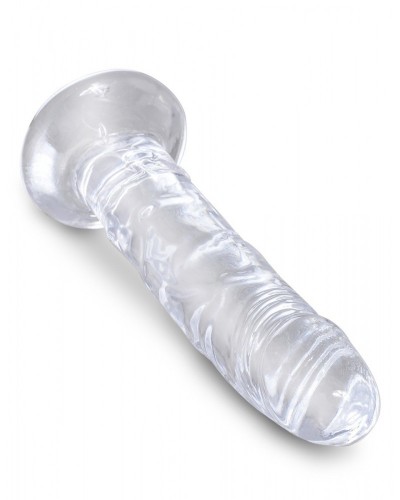 Gode transparent King Cock 16 x 3.7cm sur la Boutique du Hard