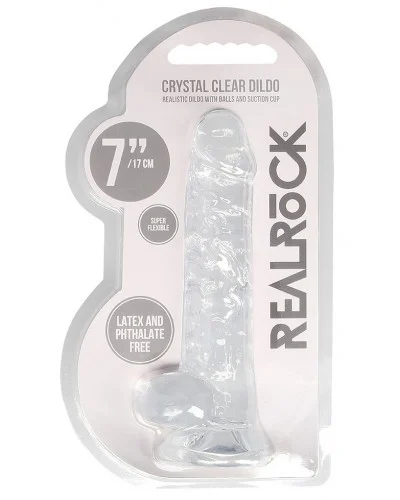 Gode Crystal Clear 14 x 3.5cm Transparent sur la Boutique du Hard