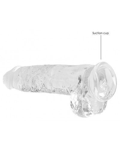 Gode Crystal Clear 19 x 4.5cm Transparent sur la Boutique du Hard