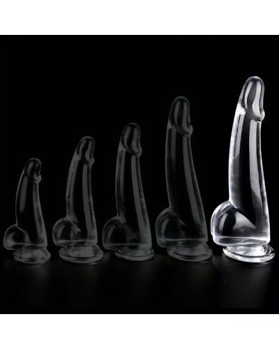 Gode transparent CLEAR DONG XXL 20 x 5.5cm sur la Boutique du Hard