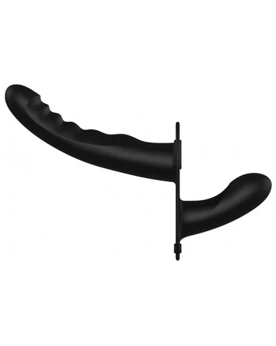 Gode ceinture Dual Vibrating 15 x 3.3cm Noir sur la Boutique du Hard