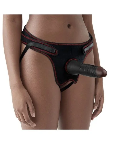 Gode ceinture Easy Strap-On 17.5 x 5 cm Marron sur la Boutique du Hard