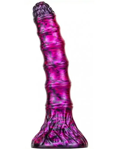 Gode Fantasy Bamspin 15 x 3.3cm Violet-Noir sur la Boutique du Hard