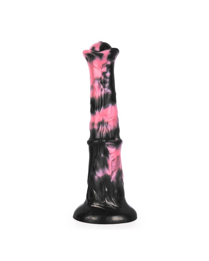 Gode Animal Exulf 26 x 6cm Noir-Rose sur la Boutique du Hard