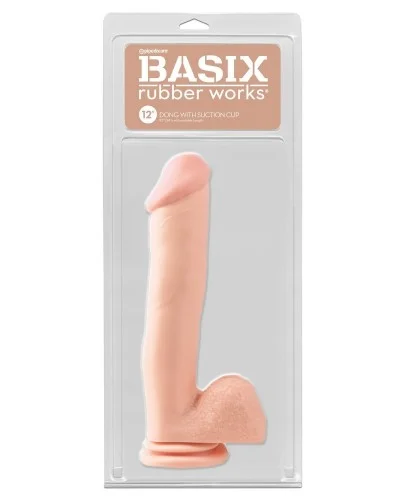 Gode Basix Rubber 24 x 6 cm sur la Boutique du Hard