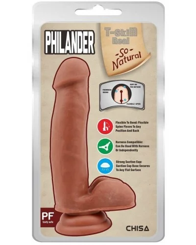 Gode réaliste Philander 14 x 4cm Latino sur la Boutique du Hard