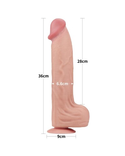 Gode réaliste Sliding Skin 27 x 6.5cm sur la Boutique du Hard