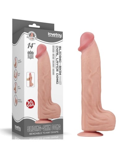 Gode réaliste Sliding Skin 27 x 6.5cm sur la Boutique du Hard