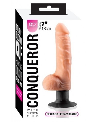 Gode vibrant Conqueror 13 x 4cm sur la Boutique du Hard