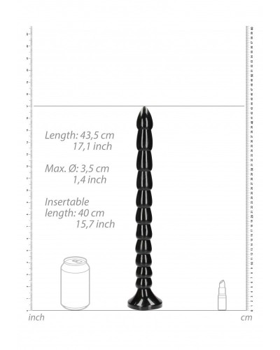 Gode long Stacked Anal Snake M 40 x 3.5cm sur la Boutique du Hard