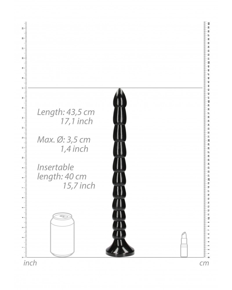 Gode long Stacked Anal Snake M 40 x 3.5cm pas cher - La Boutique du...