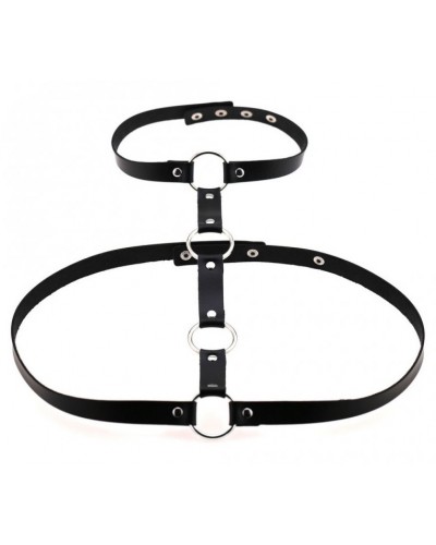 Collier + Ceinture Waist Neck Noir sur la Boutique du Hard