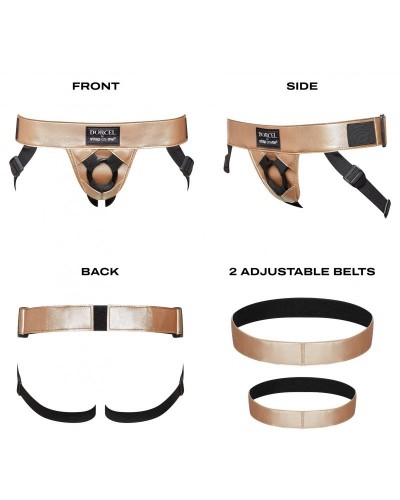 Ceinture Harnais pour Gode Dorcel Strap-On-Me Doré sur la Boutique du Hard