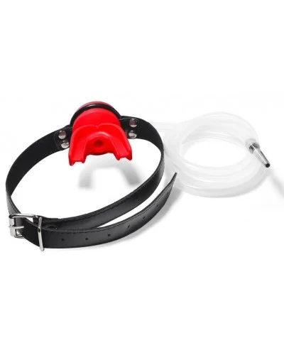 Plug Pénis avec Bâillon Urinoir - Plug 4 x 0.7cm Rouge sur la Boutique du Hard