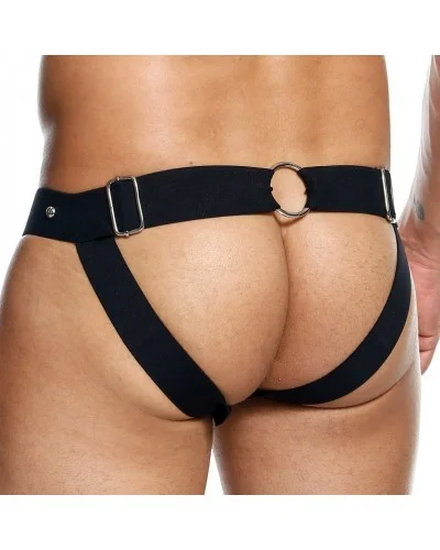 Jockstrap PEAKABOO Noir sur la Boutique du Hard