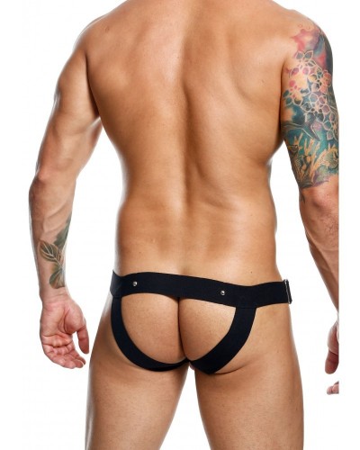 Jockstrap Cockring DNGEON Noir sur la Boutique du Hard