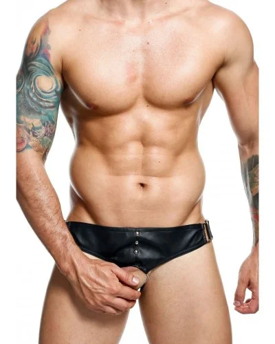 Jockstrap Cockring DNGEON Noir sur la Boutique du Hard