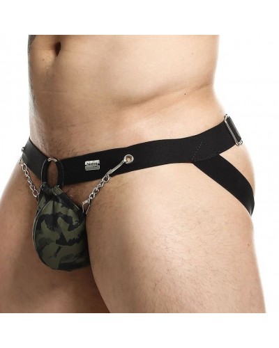 Jockstrap Ring & Chain Dngeon Camouflage sur la Boutique du Hard