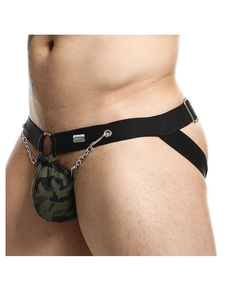 Jockstrap Ring & Chain Dngeon Camouflage sur la Boutique du Hard