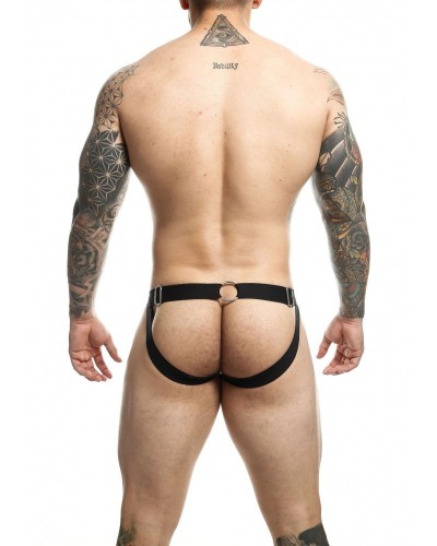 Jockstrap Ring & Chain Dngeon Gris sur la Boutique du Hard