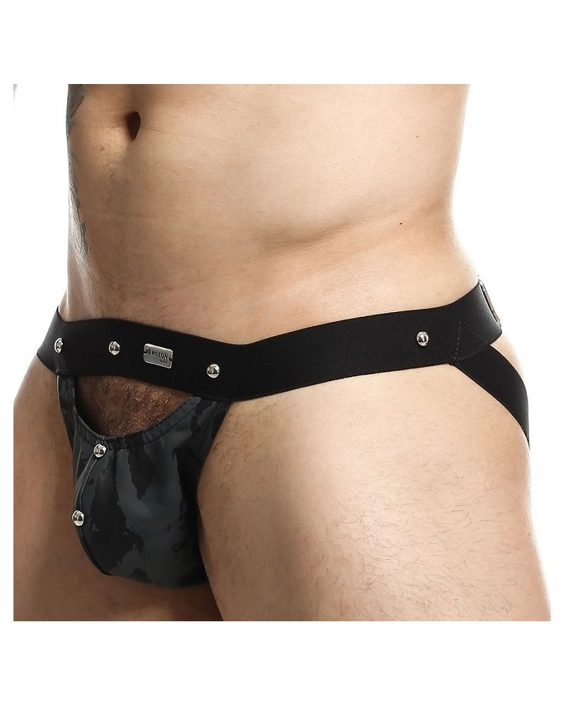 Jockstrap Peekaboo Dngeon Gris sur la Boutique du Hard