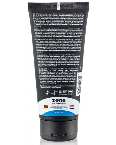 ZENN Water Based Lubricant - 200 ml sur la Boutique du Hard