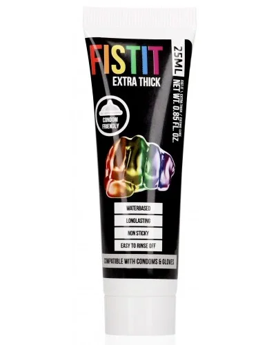 Lubrifiant Eau Fist It Extra Thick Rainbow 25ml sur la Boutique du Hard
