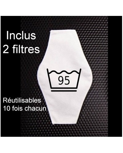 Masque Filtrant C95 COLONEL LIAM Blanc sur la Boutique du Hard