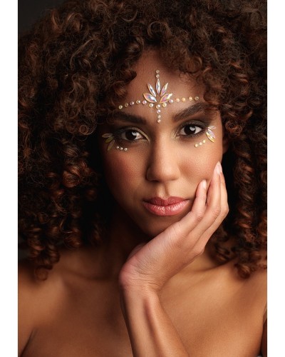 Stickers Strass Visage phosphorescent Glow Jewelry sur la Boutique du Hard