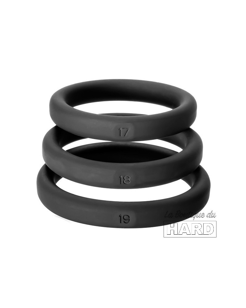 Lot 3 Cockrings Xact-Fit M-L pas cher