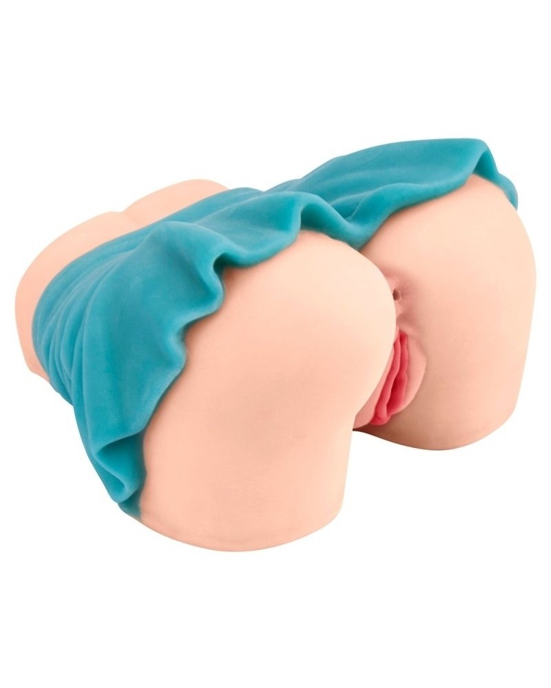 Masturbateur Fessier Mini Skirt Vagin-Anus Vert sur la Boutique du Hard