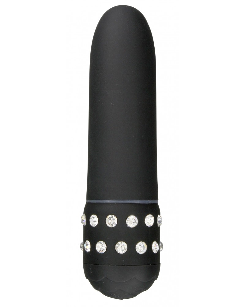 Vibro Diamond Petit 12cm Noir sur la Boutique du Hard