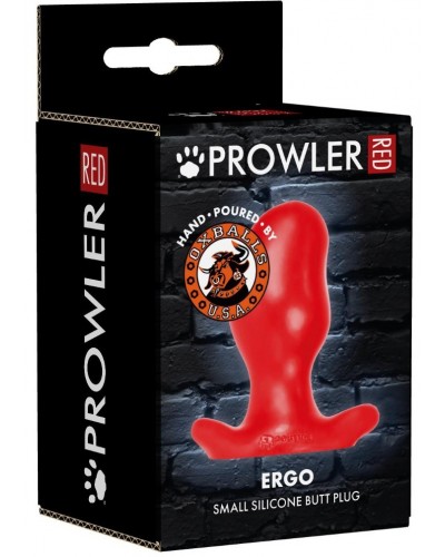 Plug Ergo Small 7.5 x 4.5cm Rouge sur la Boutique du Hard