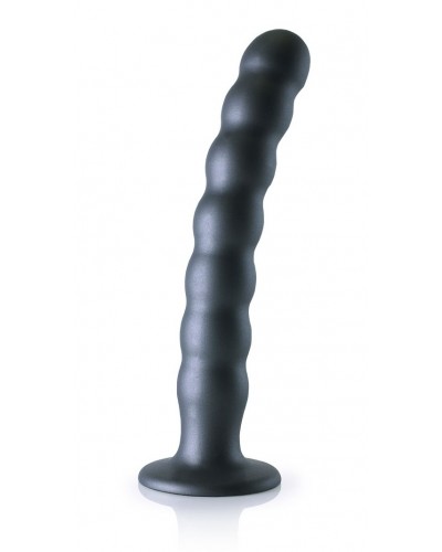 Plug Beaded G-Spot L 20.5 x 3.2cm Gris sur la Boutique du Hard