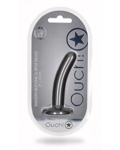 Plug  Smooth G-Spot S 12 x 2.4cm Gris sur la Boutique du Hard