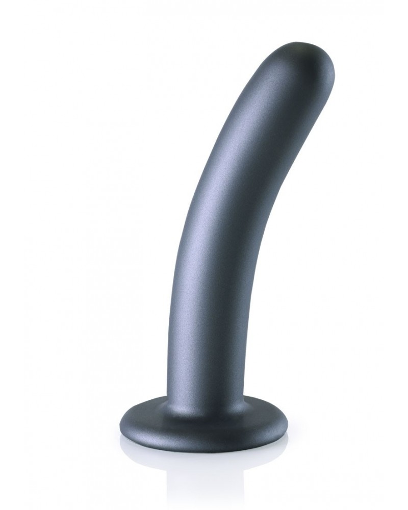 Plug Smooth G-Spot M 14.5 x 3cm Gris sur la Boutique du Hard