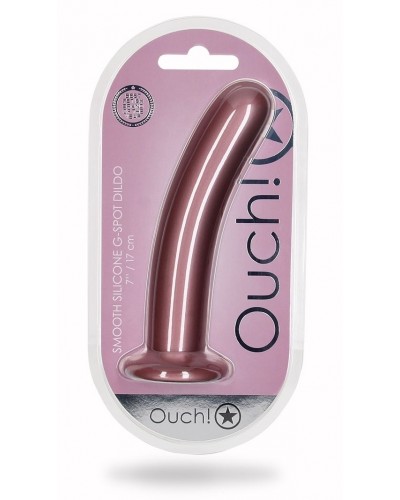 Plug Smooth G-Spot L 17 x 3.5cm Rose sur la Boutique du Hard