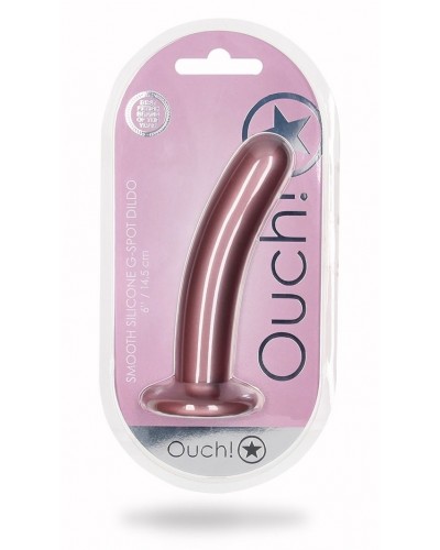 Plug Smooth G-Spot M 14.5 x 3cm Rose sur la Boutique du Hard