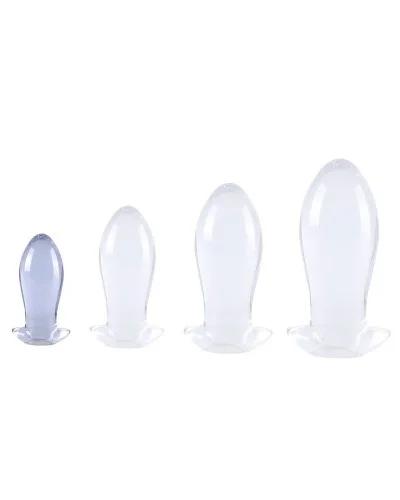 Plug Egg Clear S 9 x 4cm Transparent sur la Boutique du Hard