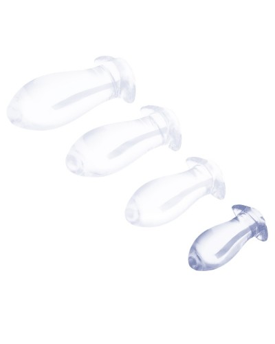 Plug Egg Clear S 9 x 4cm Transparent sur la Boutique du Hard