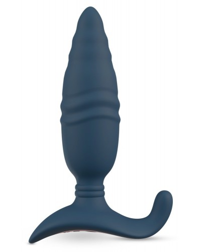 Plug vibrant Butt Thrust 14.5 x 4cm Bleu sur la Boutique du Hard