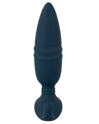 Plug vibrant Butt Thrust 14.5 x 4cm Bleu sur la Boutique du Hard