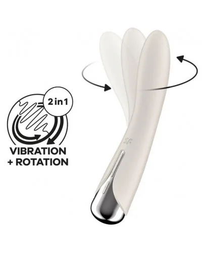 Stimulateur Spinning Vibe 1 - 11 x 3cm Crème sur la Boutique du Hard