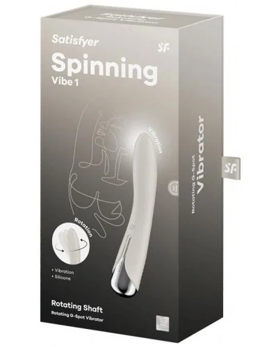 Stimulateur Spinning Vibe 1 - 11 x 3cm Crème sur la Boutique du Hard